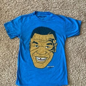 Blue Graphic Tee with Iconic Print